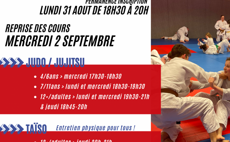 Reprise des cours le 2 septembre 2026
