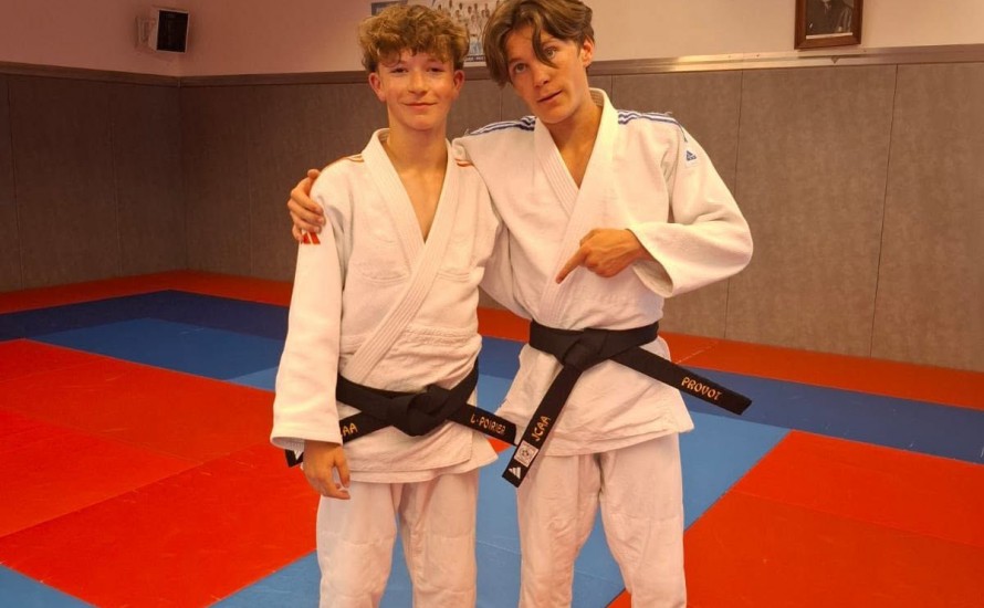 Retour en image : Lucas et Rémi nos deux jeunes ceinture noire